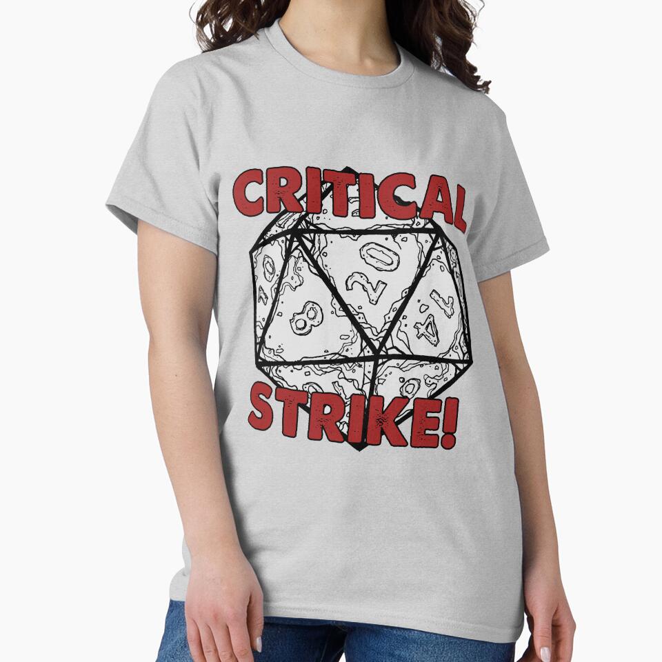 CRITICAL STRIKE! by Dyson Logos T-Shirts, Hoodie, Sweatshirt | BlankRebels.com (Image 2)