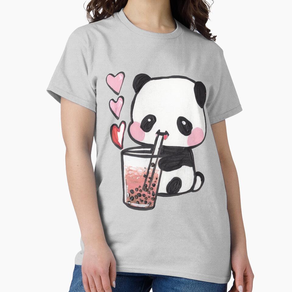 Panda Bubble Tea by RheaRealm T-Shirts, Hoodie, Sweatshirt | BlankRebels.com (Image 2)
