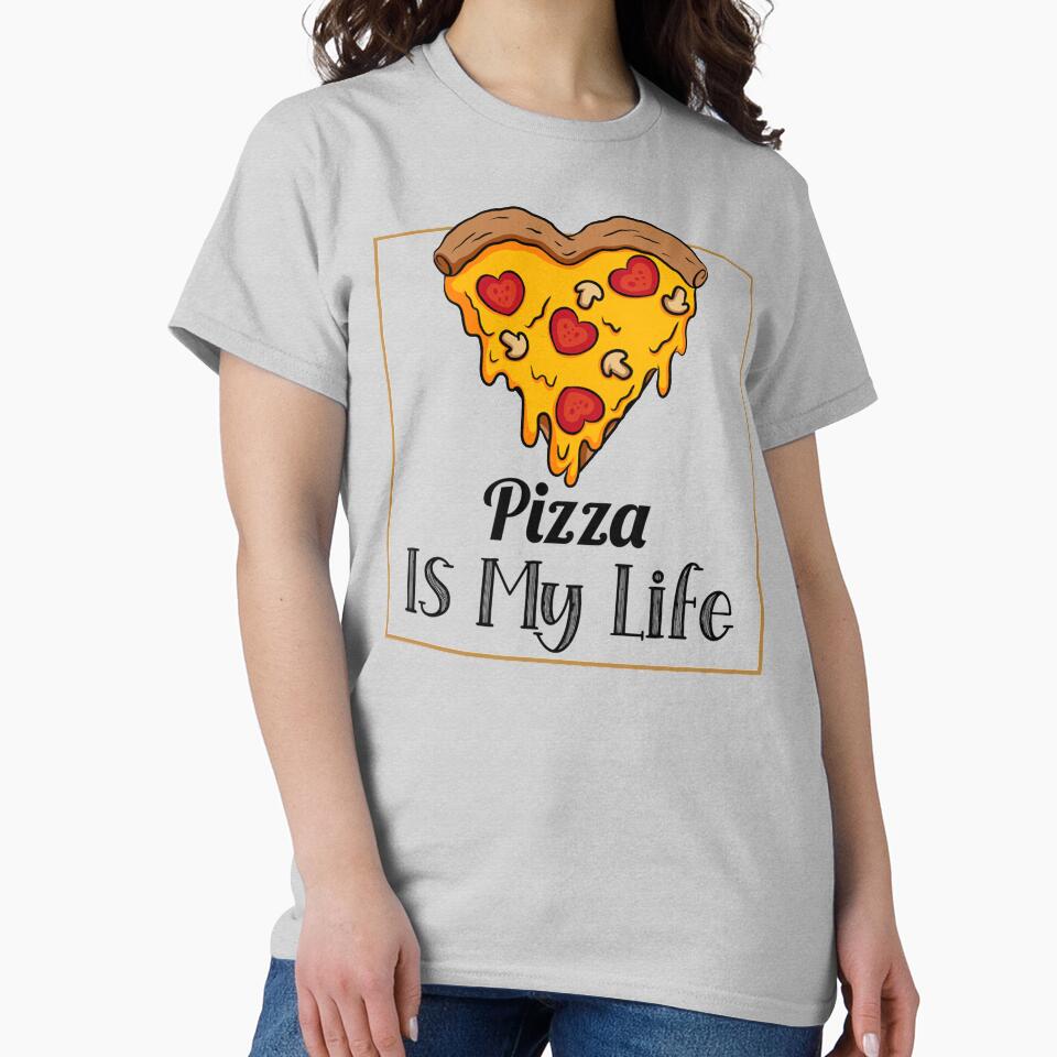 Pizza Is My Life by RheaRealm T-Shirts, Hoodie, Sweatshirt | BlankRebels.com (Image 2)
