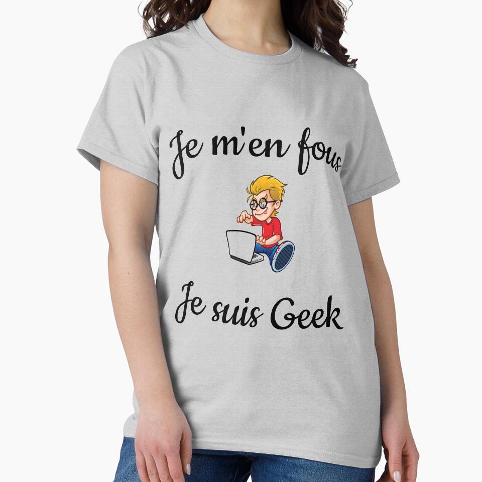 I don't care I'm Geek by Sandydesign T-Shirts, Hoodie, Sweatshirt | BlankRebels.com (Image 2)