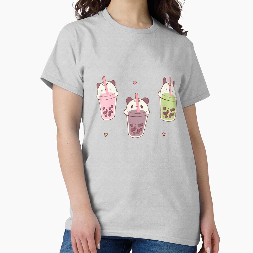 Cute Bear Cat Bunny Boba tea by Dianyland T-Shirts, Hoodie, Sweatshirt | BlankRebels.com (Image 2)