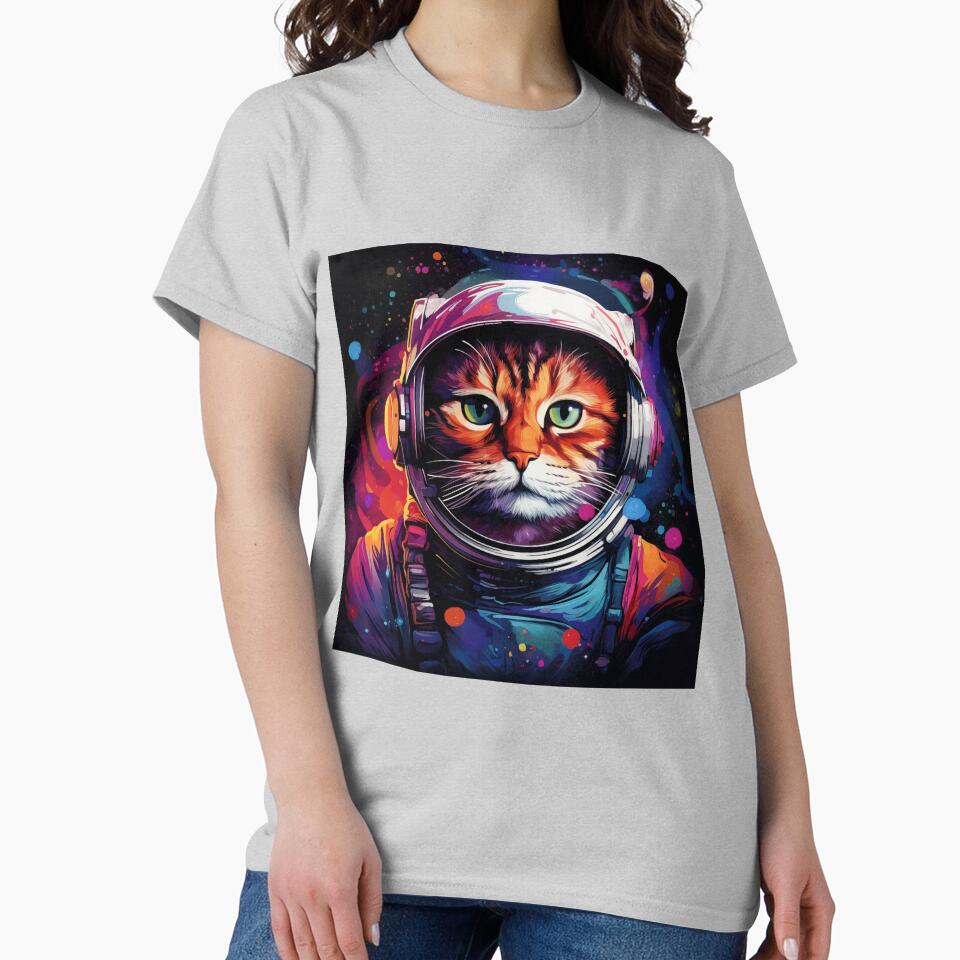Orange Cat Astronaut by Fragile Prints T-Shirts, Hoodie, Sweatshirt | BlankRebels.com (Image 2)