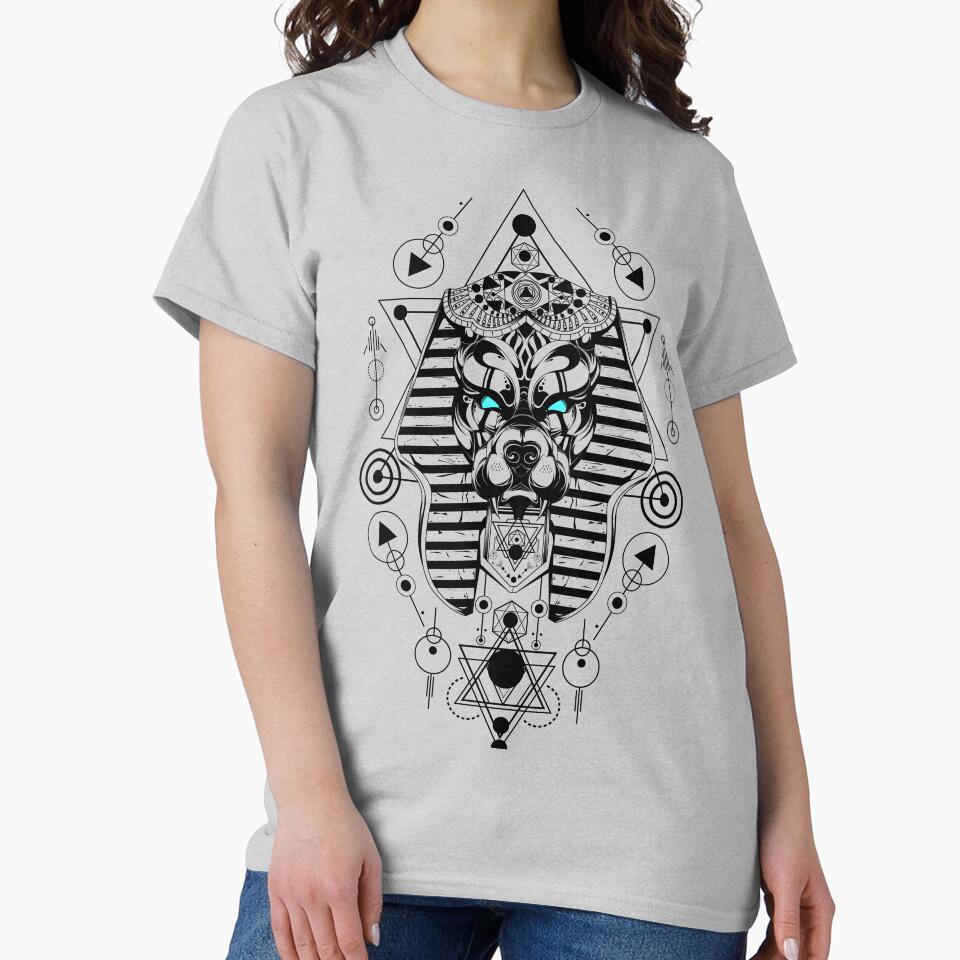 Anubis - God of the Dead - Line Work with Blue Eyes by PaulC71