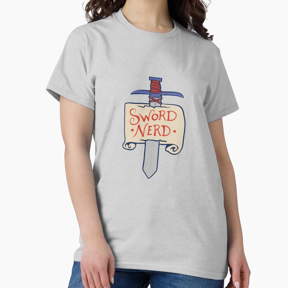Sword Nerd by Boog Monst T-Shirts, Hoodie, Sweatshirt | BlankRebels.com (Image 2)