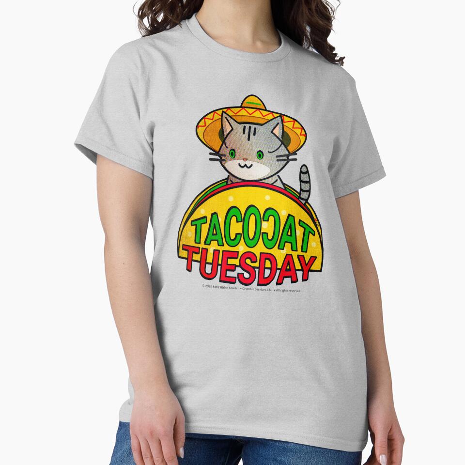TacocaT Tuesday by MKE Rhine Maiden  •  Grumble Services, LLC. T-Shirts, Hoodie, Sweatshirt | BlankRebels.com (Image 2)
