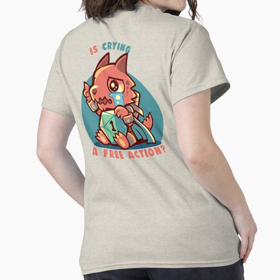 Crying is a Free Action by TechraNova T-Shirts, Hoodie, Sweatshirt | BlankRebels.com (Image 2)