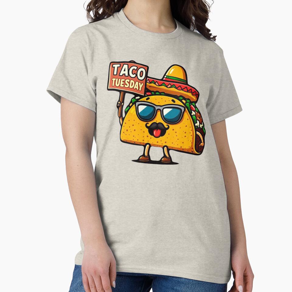 Taco Tuesday by Myra365Art T-Shirts, Hoodie, Sweatshirt | BlankRebels.com (Image 2)