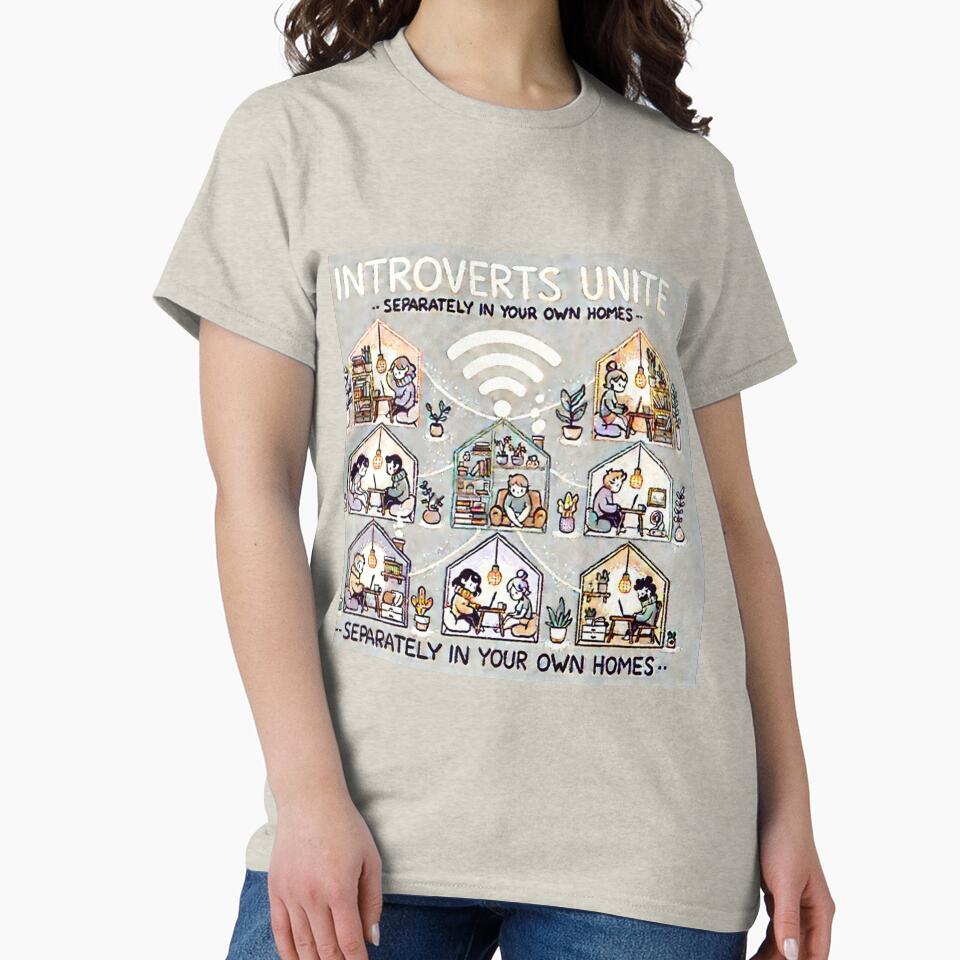 Introverts Unite Separately Funny Quote by MemeMakersLab T-Shirts, Hoodie, Sweatshirt | BlankRebels.com (Image 2)