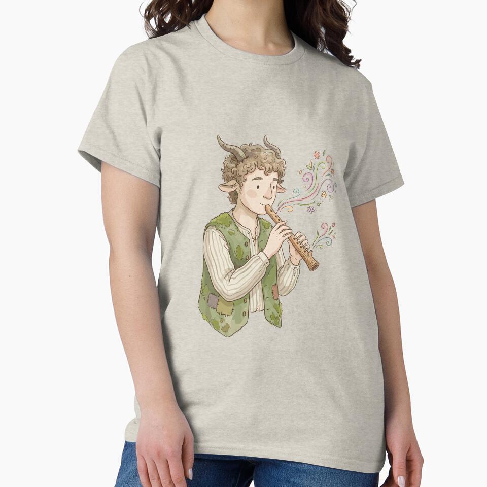Vintage Cottagecore: Moss-Vest Satyr by bapupa T-Shirts, Hoodie, Sweatshirt | BlankRebels.com (Image 2)