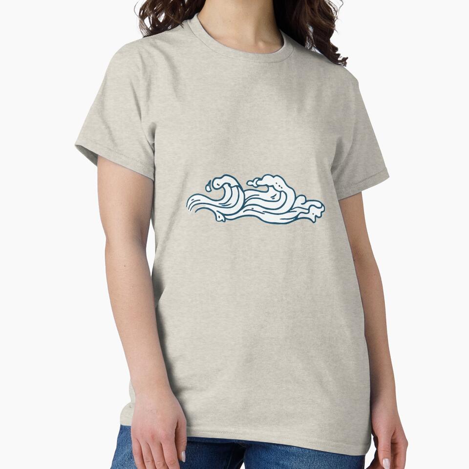 ocean waves art by zaher97 T-Shirts, Hoodie, Sweatshirt | BlankRebels.com (Image 2)