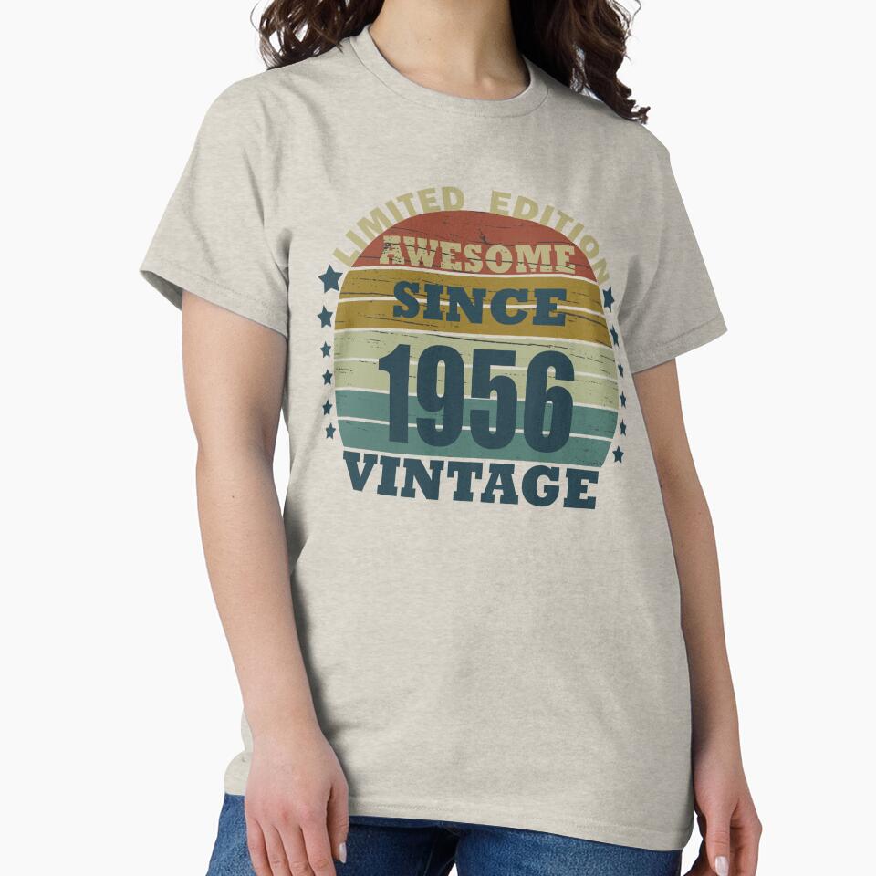 Born in 1956 vintage funny 70th birthday by Alexaltay T-Shirts, Hoodie, Sweatshirt | BlankRebels.com (Image 2)