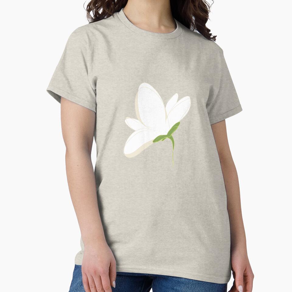 White flower by YUNIBARS T-Shirts, Hoodie, Sweatshirt | BlankRebels.com (Image 2)
