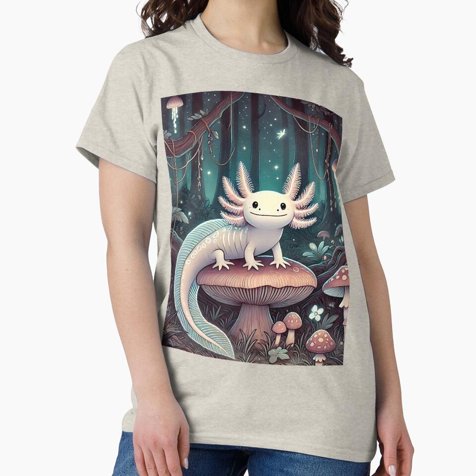 Axolotl Art #163 | Axolotl Lovers by ksgraphics222 T-Shirts, Hoodie, Sweatshirt | BlankRebels.com (Image 2)