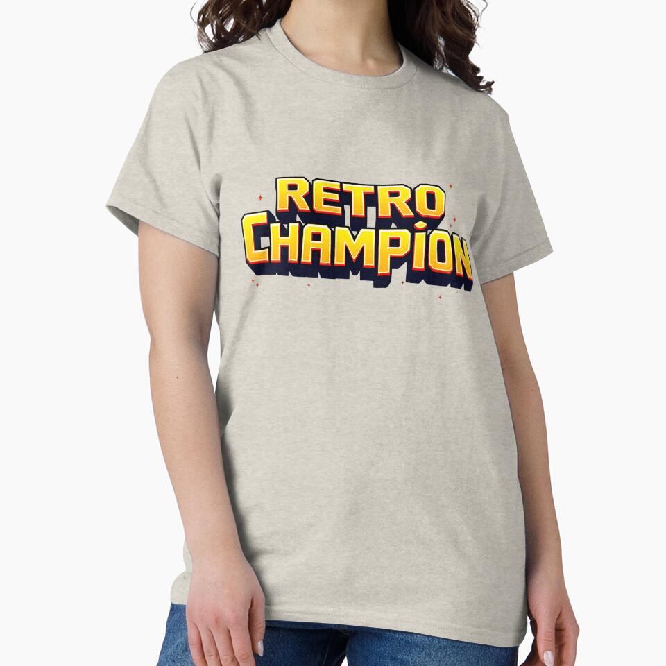 Retro Champion: Bold Gaming Victory by Jollys-ArtShop