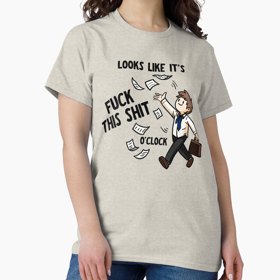 Fuck This Shit O'Clock by RottenAppleShop T-Shirts, Hoodie, Sweatshirt | BlankRebels.com (Image 2)