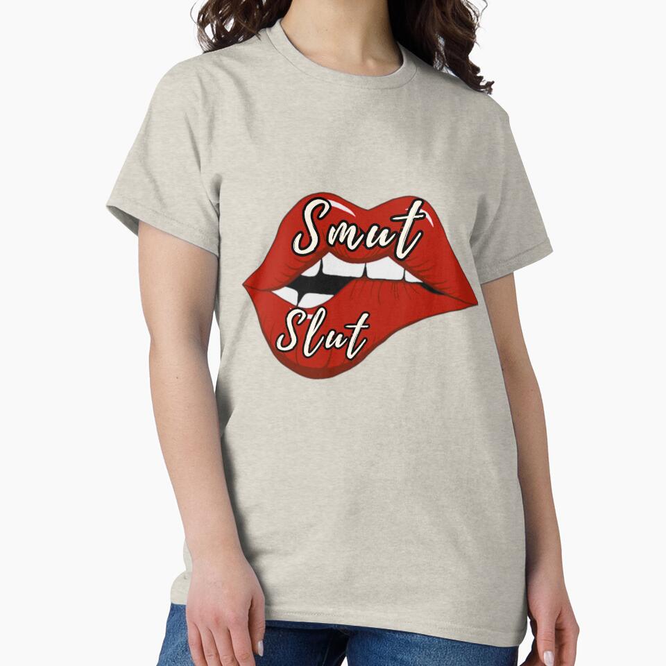 Smut Slut – Bold Red Lips Design for Spicy Book Lovers by Petal & Flame T-Shirts, Hoodie, Sweatshirt (Image 2)