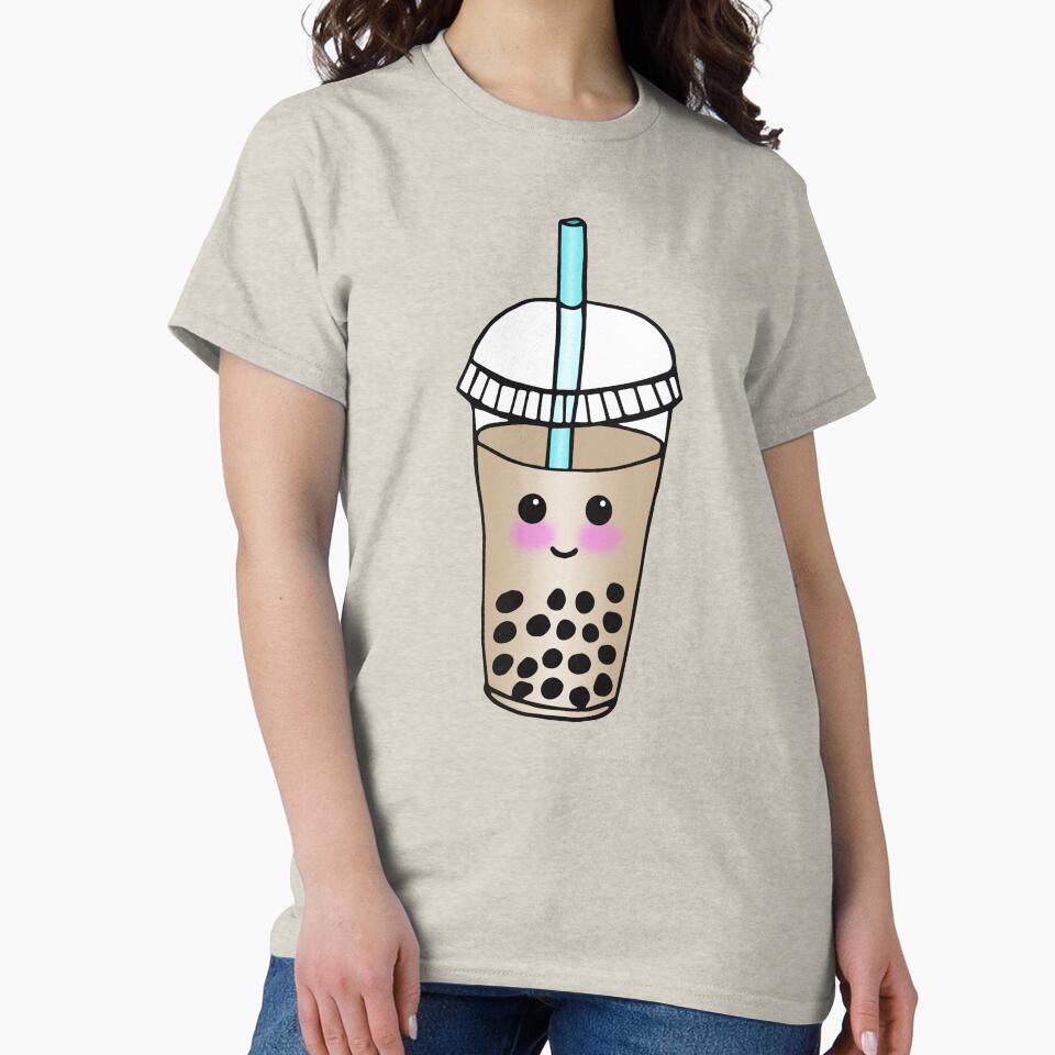 Cute Bubble Tea Happy Kawaii Boba by Julie Erin Designs T-Shirts, Hoodie, Sweatshirt | BlankRebels.com (Image 2)