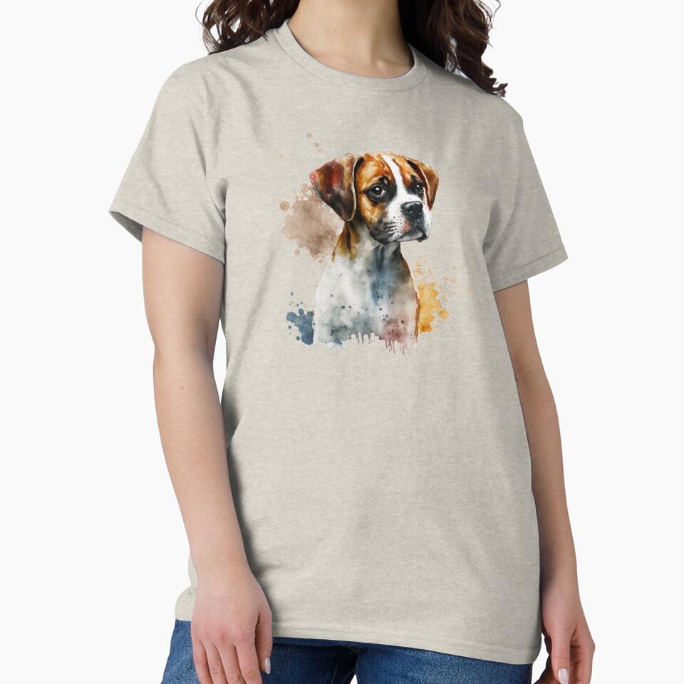 Watercolor Painting Boxer T-Shirts, Hoodie, Sweatshirt