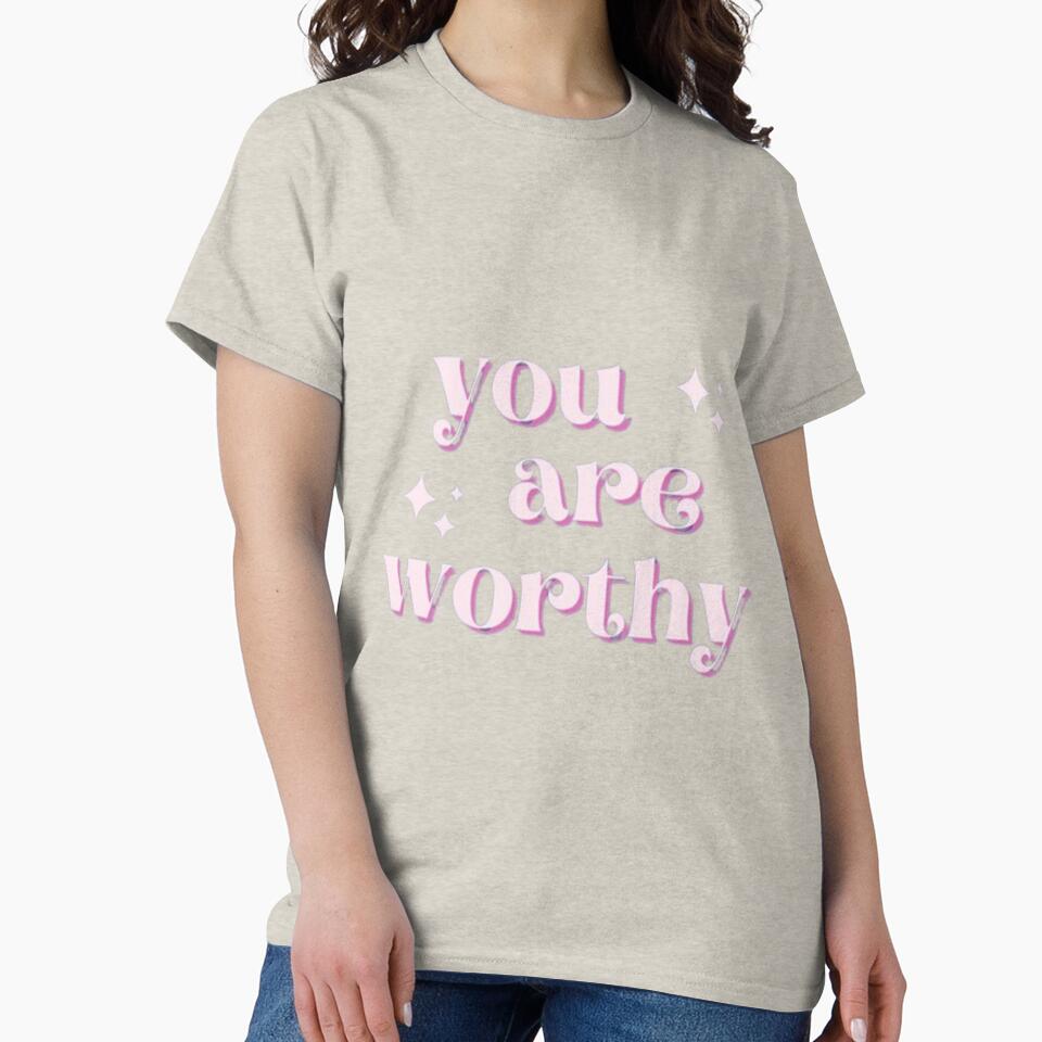 You Are Worthy by Funaro T-Shirts, Hoodie, Sweatshirt | BlankRebels.com (Image 2)