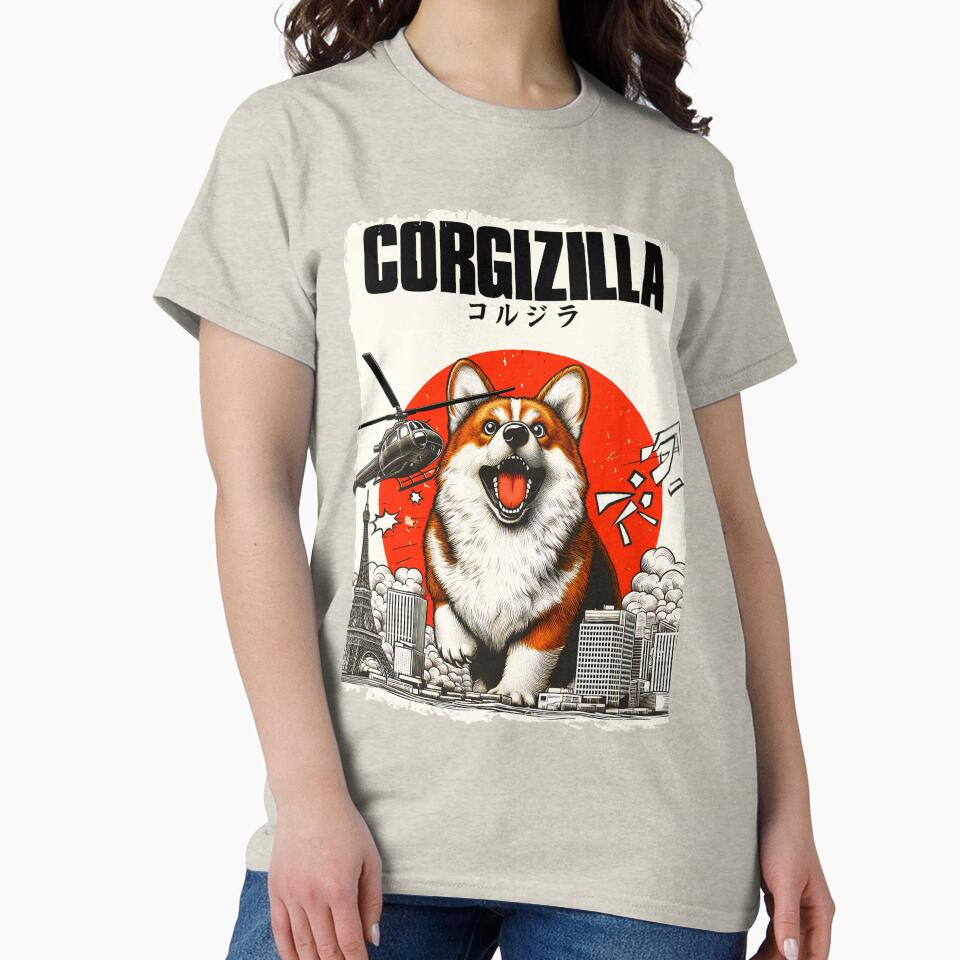 Corgizilla Corgi Funny Dog by Pine-Shop