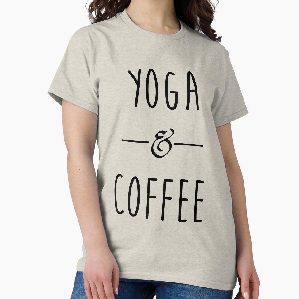 Yoga and Coffee by iskapa T-Shirts, Hoodie, Sweatshirt | BlankRebels.com (Image 2)