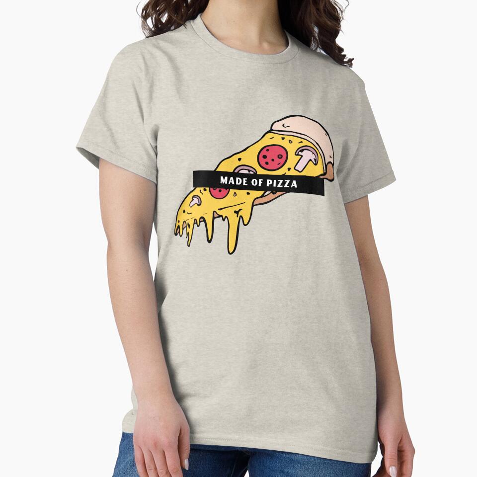 Made Of Pizza by OnlyCoolTees T-Shirts, Hoodie, Sweatshirt | BlankRebels.com (Image 2)