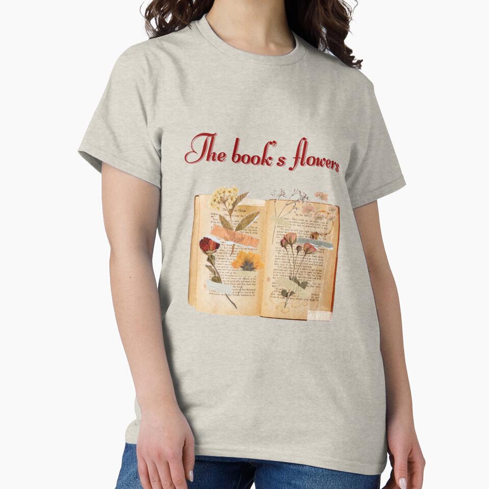 The book's flowers by wanessacreative T-Shirts, Hoodie, Sweatshirt | BlankRebels.com (Image 2)