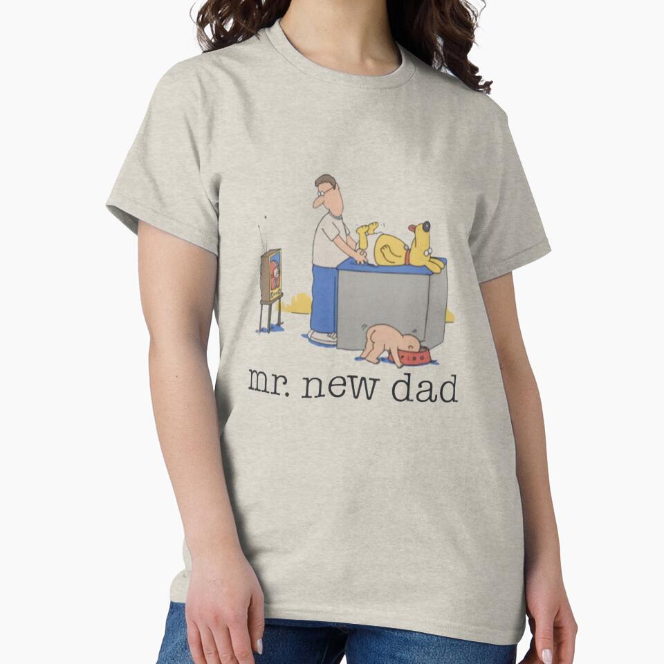 Mr. New Dad Baby Diaper Dog by synergyone1 T-Shirts, Hoodie, Sweatshirt | BlankRebels.com (Image 2)