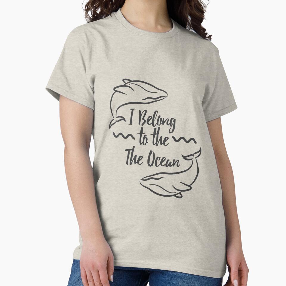 I BELONG TO THE OCEAN by headstock T-Shirts, Hoodie, Sweatshirt | BlankRebels.com (Image 2)