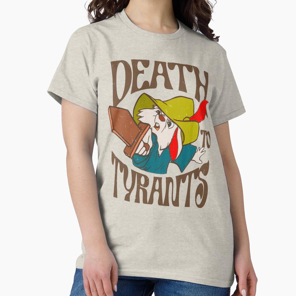 Retro 70S Skippy Rabbit Death To Tyrants by Azizw09 T-Shirts, Hoodie, Sweatshirt | BlankRebels.com (Image 2)