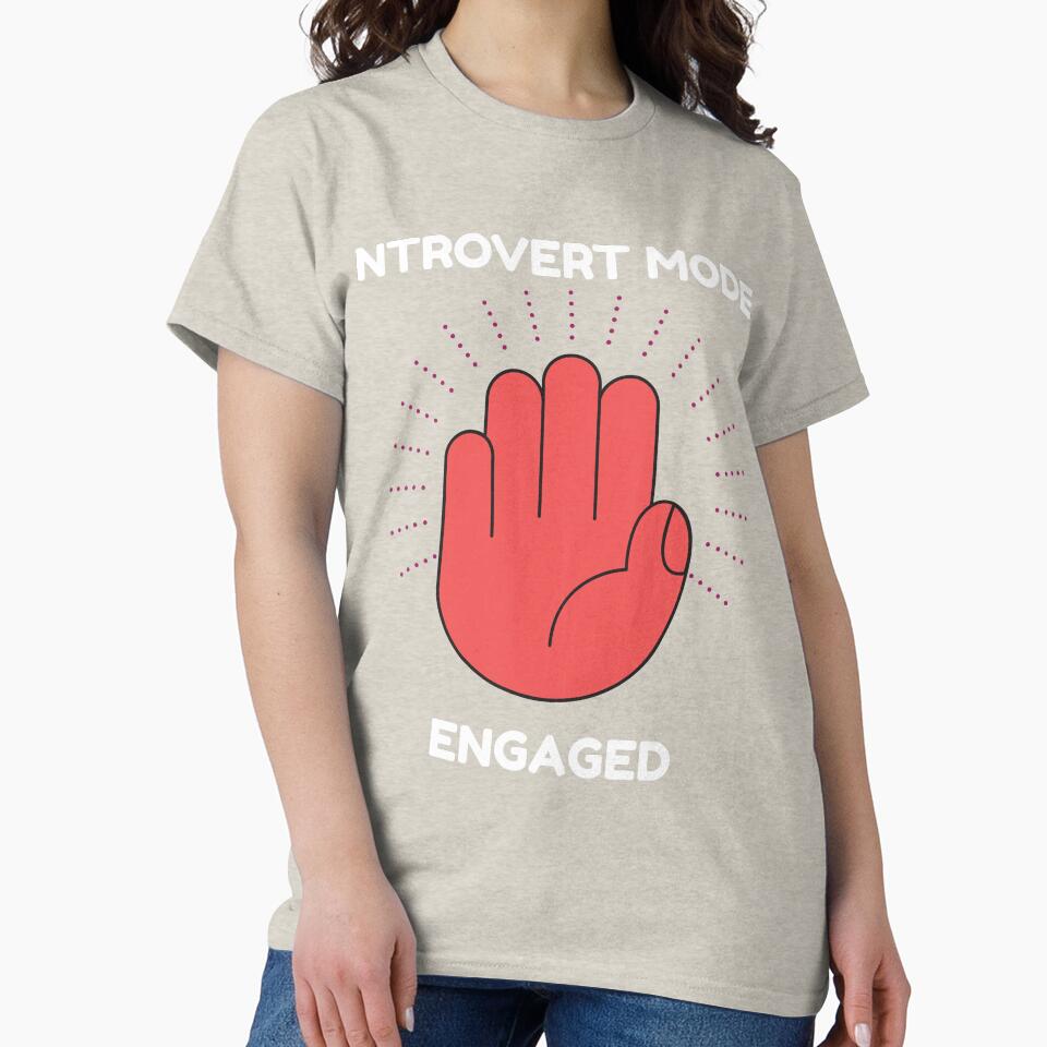 Engaged Fashion Introvert – Funny Introvert Graphic by ArnoDesign33 T-Shirts, Hoodie, Sweatshirt | BlankRebels.com (Image 2)