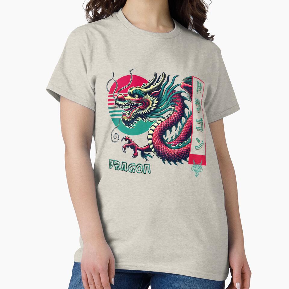 Dragon Japan - Classical Art by UrbanLayers T-Shirts, Hoodie, Sweatshirt | BlankRebels.com (Image 2)