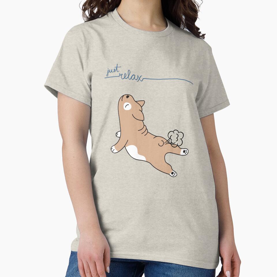Dog Funny Relaxing, Yoga Dog Farts, Just Relax, Cute Relaxing Funny Dog Face Gifts For Dog Lovers by haRexia... (Image 2)