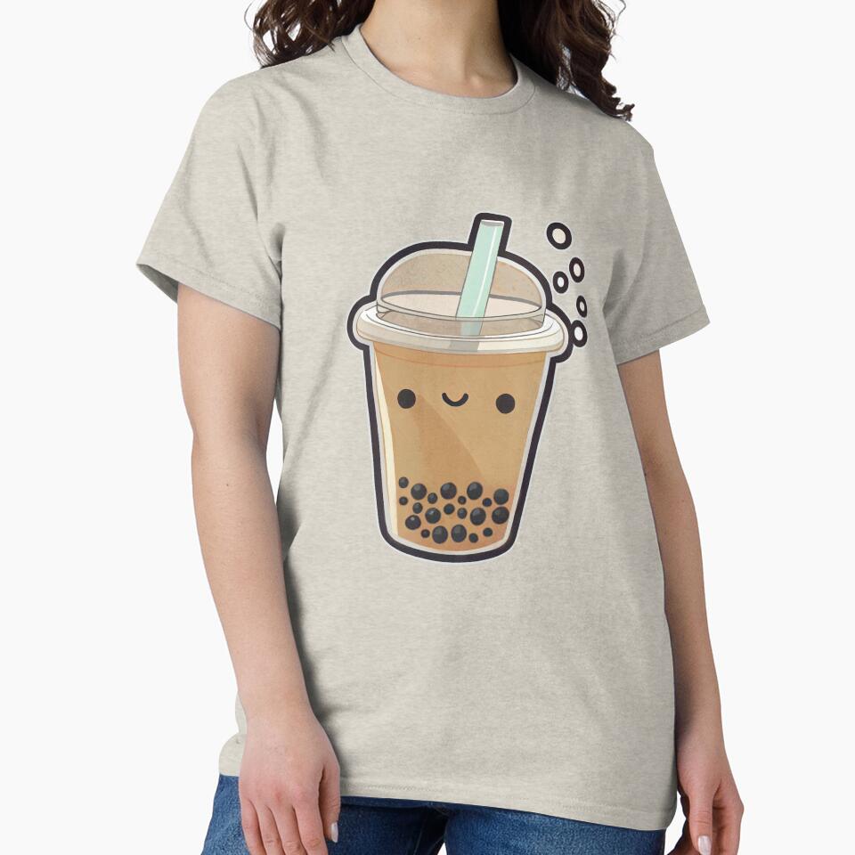 Cute Boba Bubble Tea by shillzen T-Shirts, Hoodie, Sweatshirt | BlankRebels.com (Image 2)