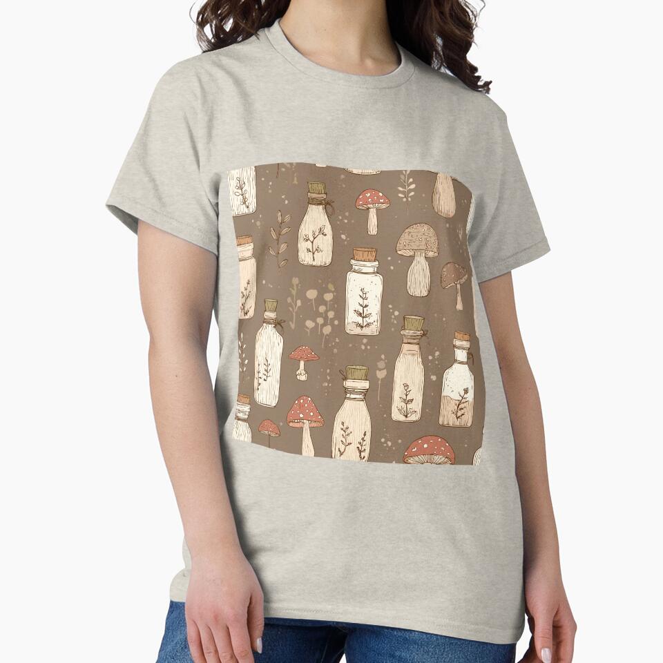 Rustic Cottagecore Pattern by bapupa T-Shirts, Hoodie, Sweatshirt | BlankRebels.com (Image 2)
