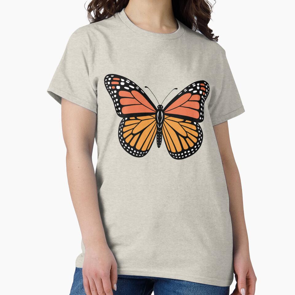 Monarch Butterfly Illustration by lea-lani T-Shirts, Hoodie, Sweatshirt | BlankRebels.com (Image 2)