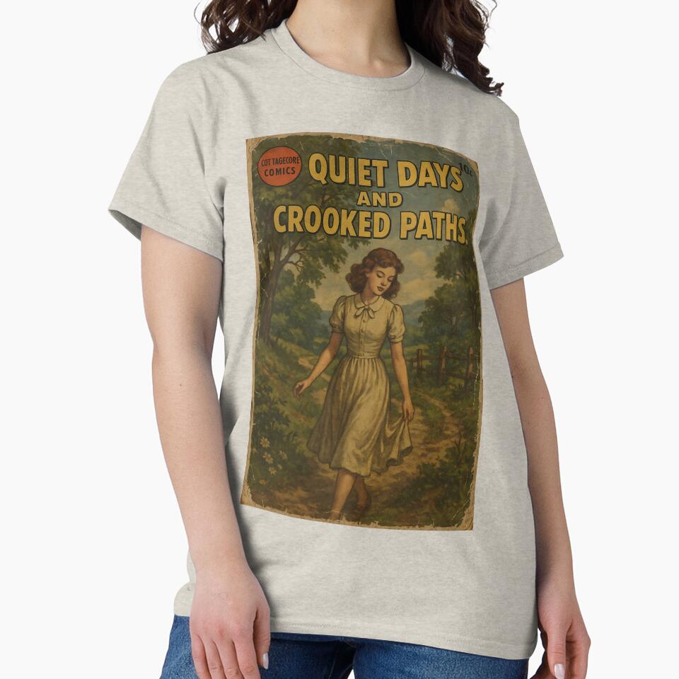 Cottagecore Aesthetic: Quiet days and crooked paths by bapupa T-Shirts, Hoodie, Sweatshirt | BlankRebels.com (Image 2)