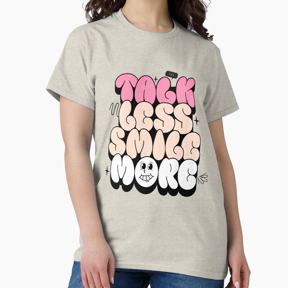 Introvert Quote Talk Less Smile More by Ninety9Secrets T-Shirts, Hoodie, Sweatshirt | BlankRebels.com (Image 2)