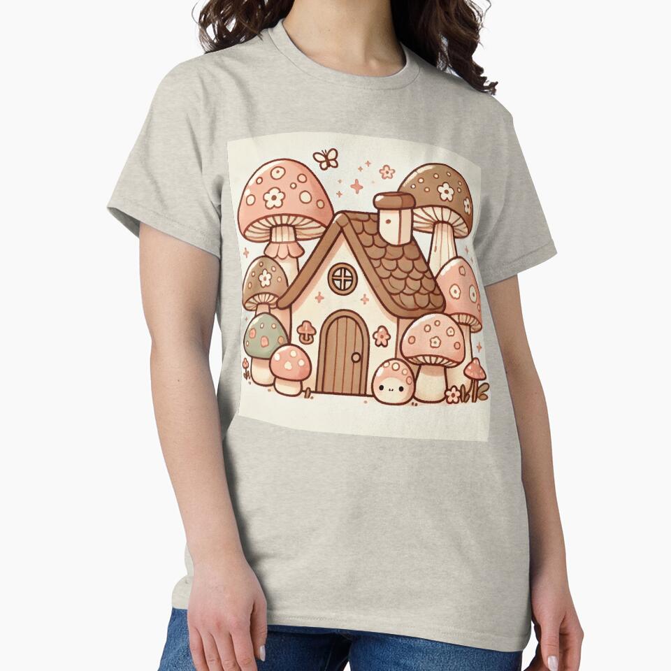 Cottagecore Mushroom Nature Aesthetic by Marchica T-Shirts, Hoodie, Sweatshirt | BlankRebels.com (Image 2)