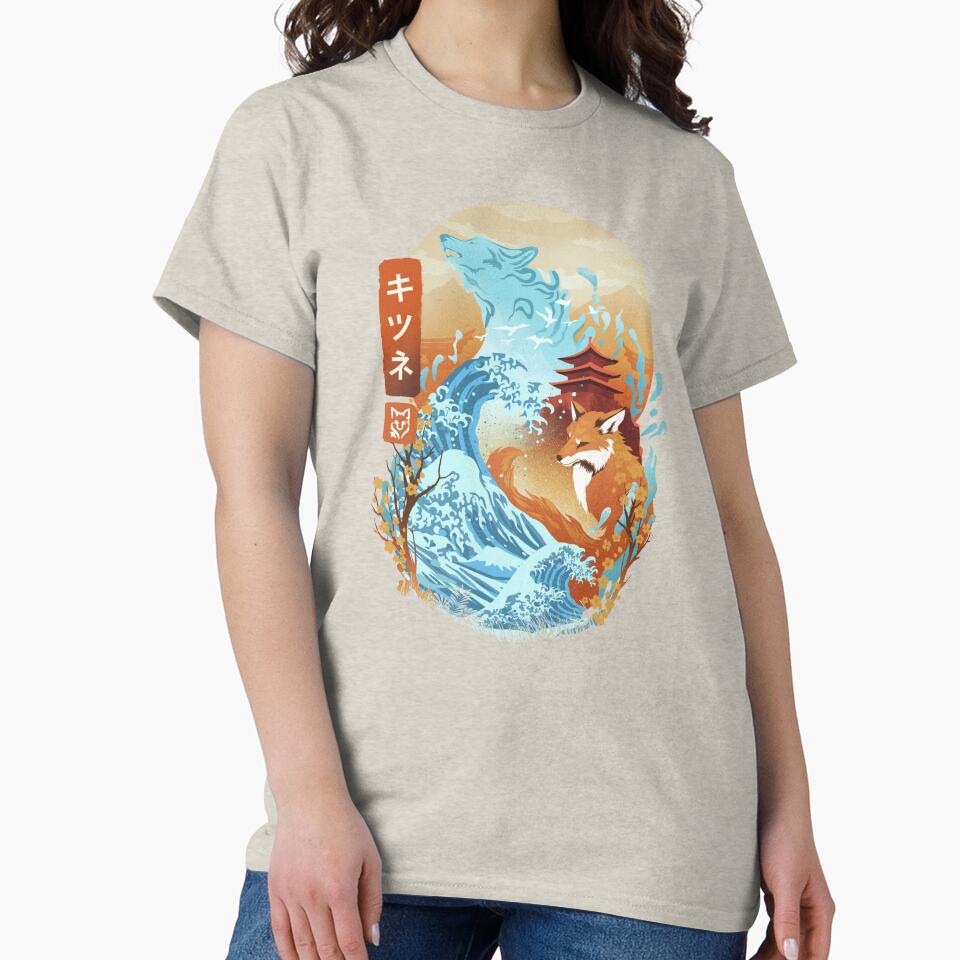 Great Wave Fox by Dan Elijah Fajardo