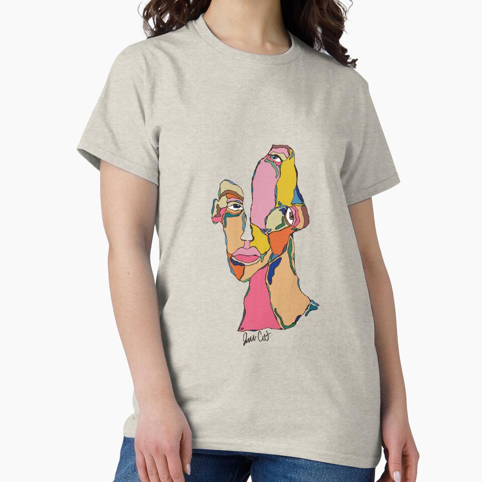 Abstract Face Print by Isabella Covert T-Shirts, Hoodie, Sweatshirt | BlankRebels.com (Image 2)
