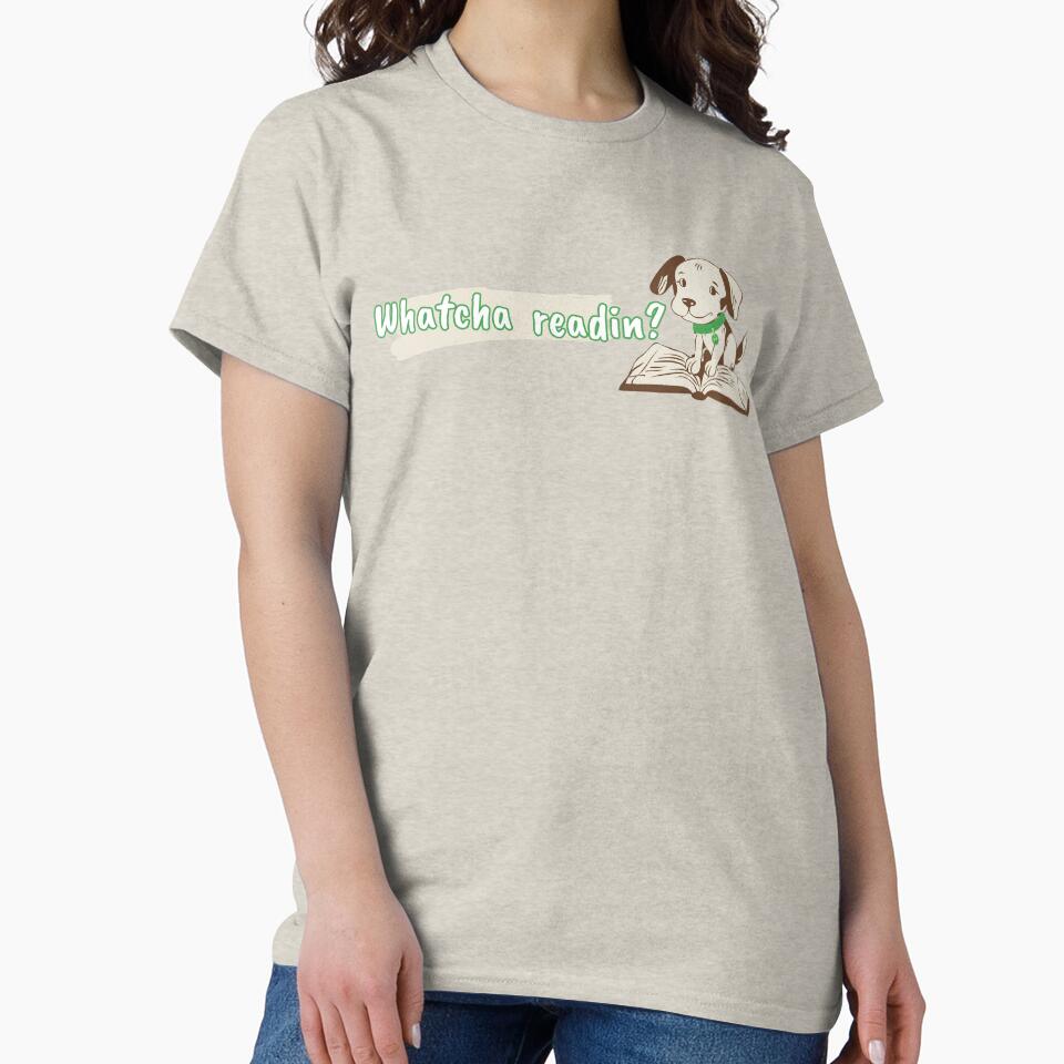 Whatcha reading? by im-a-librarian T-Shirts, Hoodie, Sweatshirt | BlankRebels.com (Image 2)