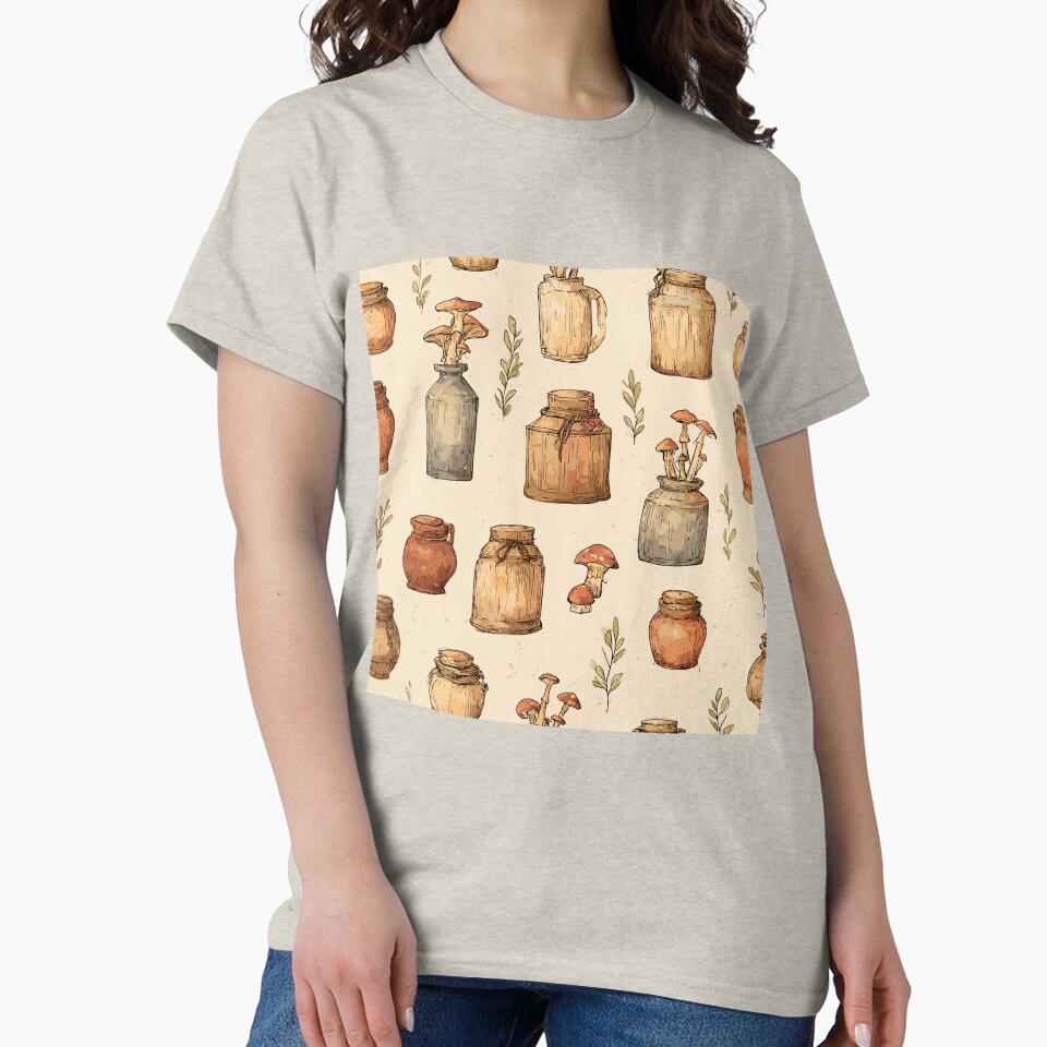 Cozy Cottagecore Pattern by bapupa T-Shirts, Hoodie, Sweatshirt | BlankRebels.com (Image 2)