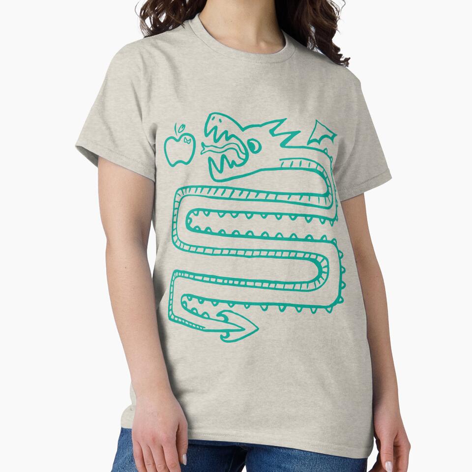 Dragon Snake Game by aprilthefrog T-Shirts, Hoodie, Sweatshirt | BlankRebels.com (Image 2)
