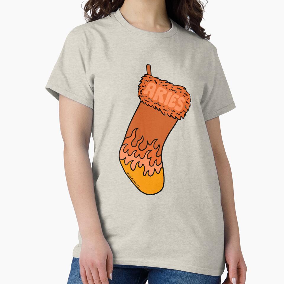 Aries Stocking by doodlebymeg T-Shirts, Hoodie, Sweatshirt | BlankRebels.com (Image 2)