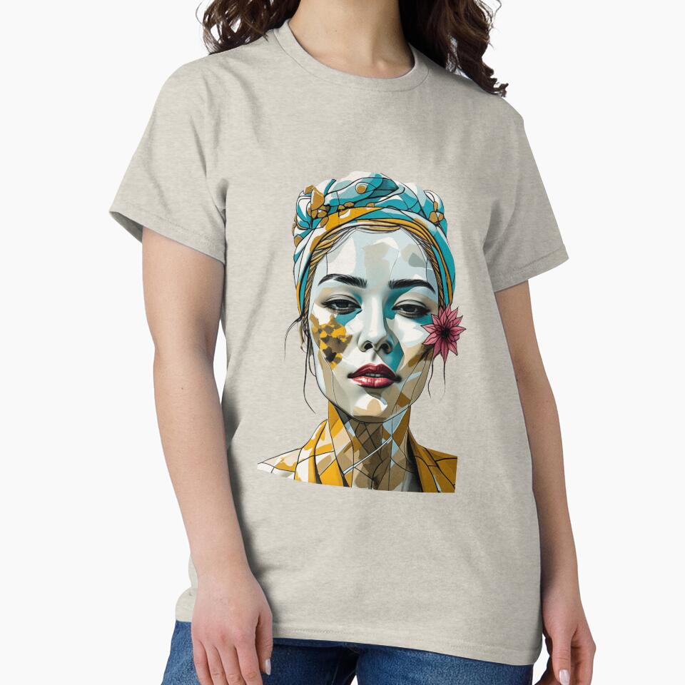Woman's face - Fragments of Her by lapinu T-Shirts, Hoodie, Sweatshirt | BlankRebels.com (Image 2)