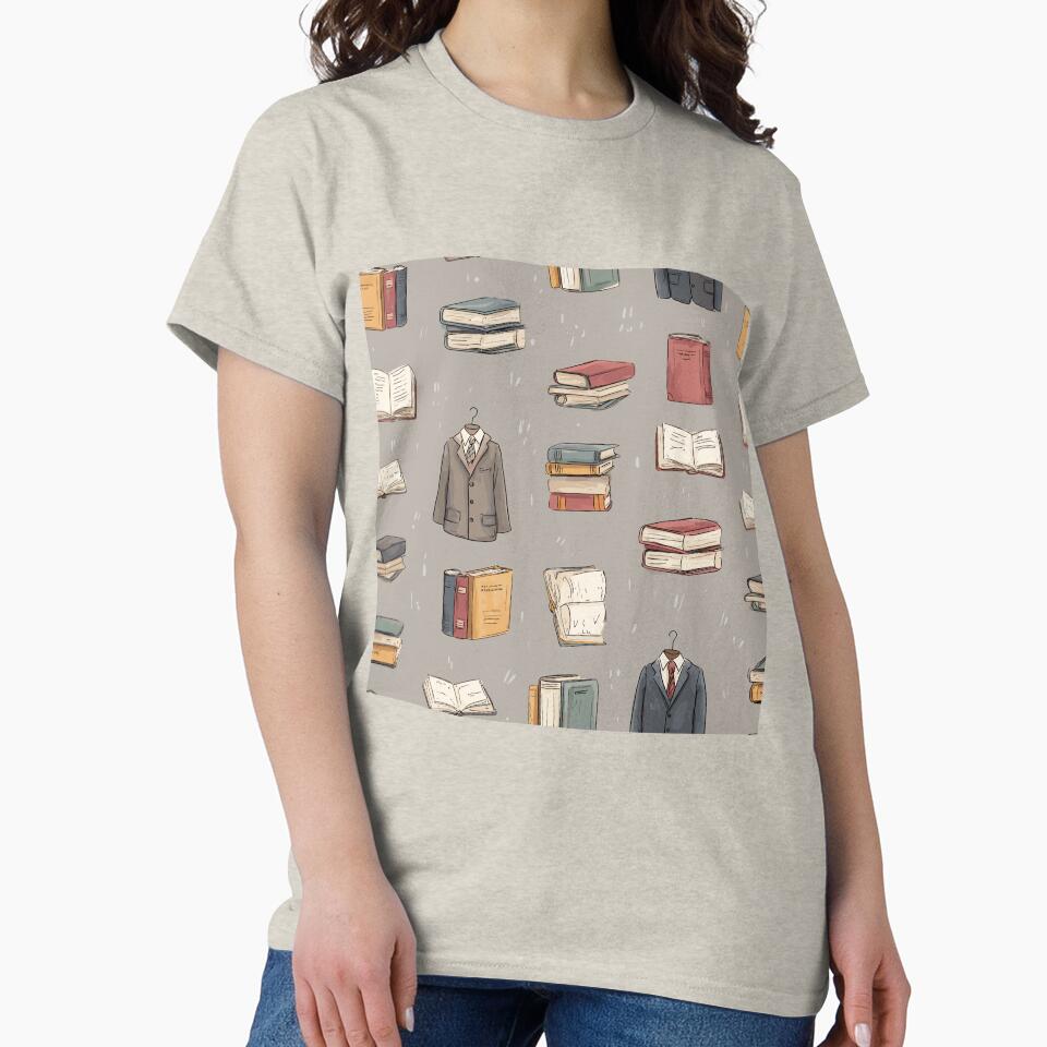 Vintage Dark Academia Pattern by bapupa T-Shirts, Hoodie, Sweatshirt | BlankRebels.com (Image 2)