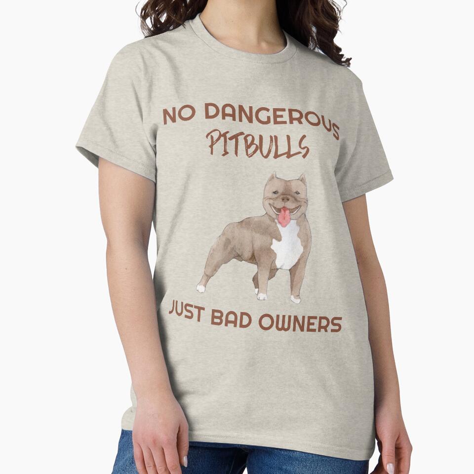 NO DANGEROUS PITBULLS by vishwajeetkhot T-Shirts, Hoodie, Sweatshirt | BlankRebels.com (Image 2)