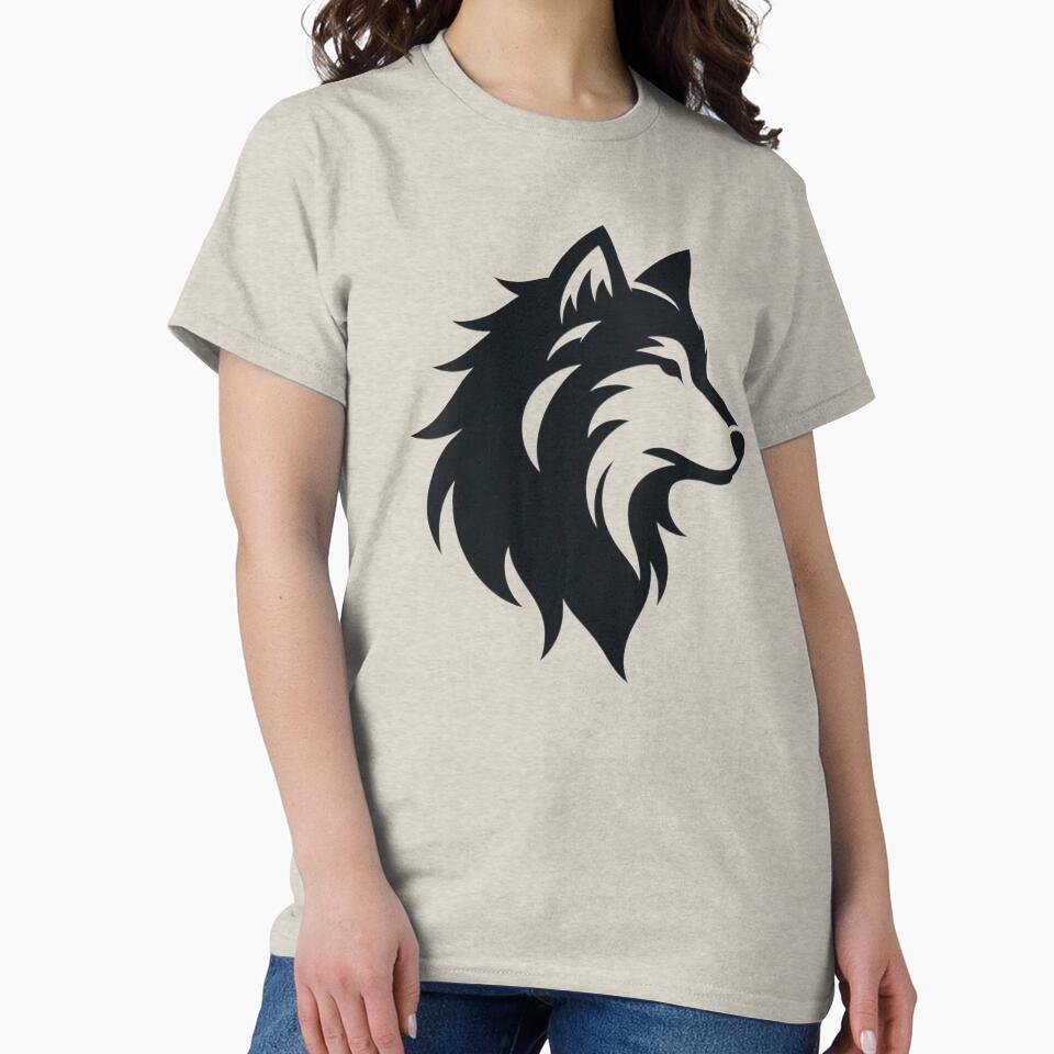 Lone Wolf Silhoutte| Wild Animals | Silhoutte Animals by SnuggleSafari T-Shirts, Hoodie, Sweatshirt (Image 2)