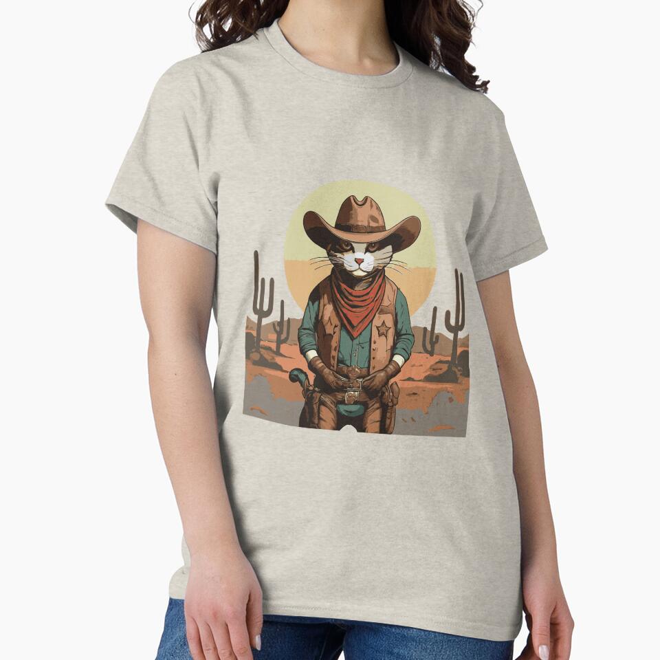 Cowboy Cat by Feline Rockstars T-Shirts, Hoodie, Sweatshirt | BlankRebels.com (Image 2)